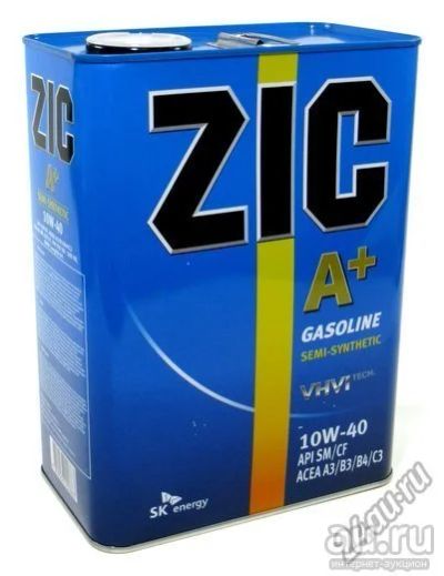 Лот: 13513862. Фото: 1. ZIC A+ 10W-40, 4л. Масла, жидкости