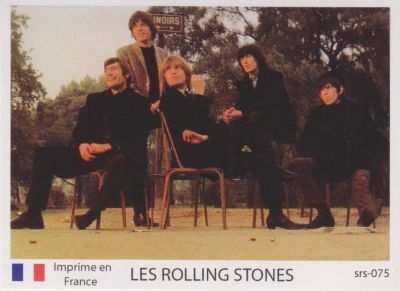 Лот: 10614729. Фото: 1. Rolling Stones коллекционная карточка... Наклейки, фантики, вкладыши