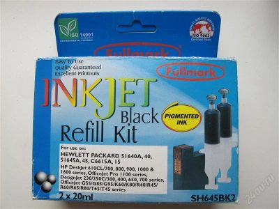 Лот: 978979. Фото: 1. Заправка FullMark HP51640A/645A... Картриджи, расходные материалы