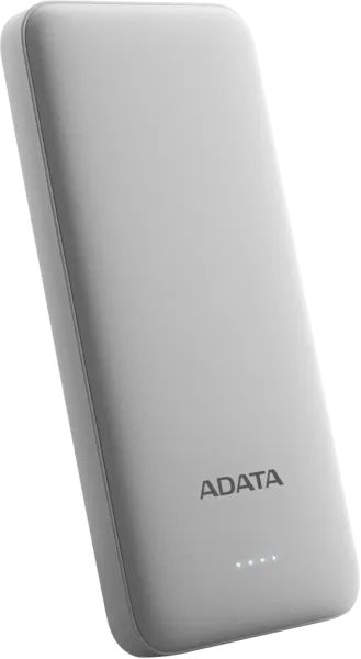 Лот: 22219359. Фото: 1. Аккумулятор ADATA T10000, белый. Внешние, портативные аккумуляторы для смартфонов (Power bank)
