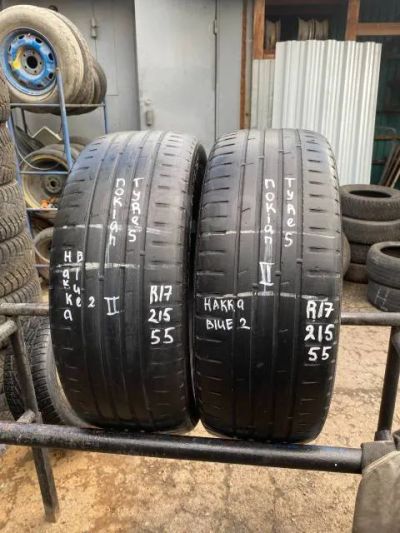 Лот: 25738107. Фото: 1. 215 55 17 Nokian Hakka-Blue 2... Шины
