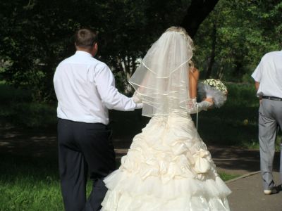 Лот: 9611099. Фото: 1. Свадебное платье, цвет шампань... Свадебные платья