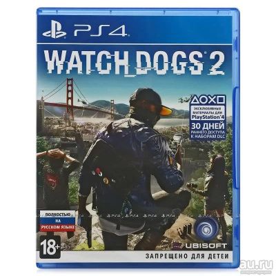 Лот: 9273615. Фото: 1. Watch dogs 2 диск для PS4 русская... Игры для консолей