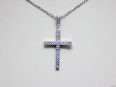 Лот: 12745279. Фото: 1. СЕРЕБРЯНЫЙ КРЕСТ 2,15 ГРАММ. Другое (ювелирные изделия, бижутерия, часы)