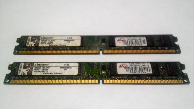 Лот: 6926342. Фото: 1. Память DDR2 4096 MB (2х2GB) Kingstone... Оперативная память