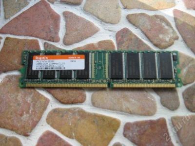 Лот: 1781359. Фото: 1. Hynix pc2700u 256mb ddr 333Mhz... Оперативная память