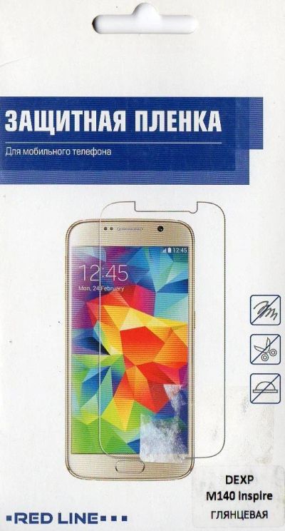 Лот: 16259503. Фото: 1. Защитная пленка Red Line для Dexp... Защитные стёкла, защитные плёнки
