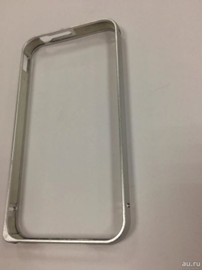 Лот: 9878476. Фото: 1. Бампер iPhone 4/ 4S Металл Серебро... Чехлы, бамперы