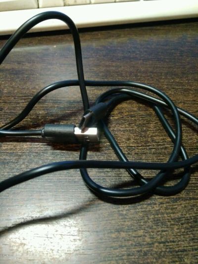 Лот: 12610406. Фото: 1. Кабель USB Type-C - 1м черный... Дата-кабели, переходники