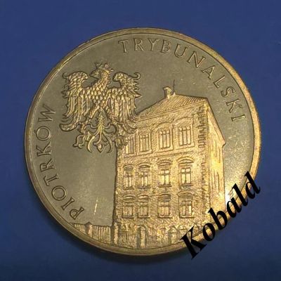 Лот: 8496959. Фото: 1. Польша 2 злотых 2008 Пётркув-Трыбунальский. Европа
