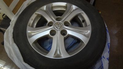 Лот: 11215763. Фото: 1. Диски MazdA с резиной лето Bridgestone... Шины на дисках