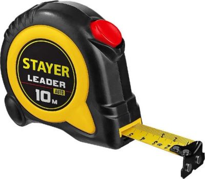 Лот: 25746108. Фото: 1. Рулетка с автостопом STAYER Leader... Штанги, блины