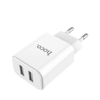 Лот: 18714765. Фото: 1. СЗУ Hoco C62A, 2USB, 2.4A, цвет... Другое (аксессуары)