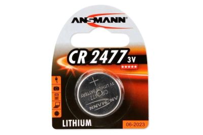 Лот: 14551300. Фото: 1. Батарейка CR2477 ANSMANN 1шт... Батарейки, аккумуляторы, элементы питания