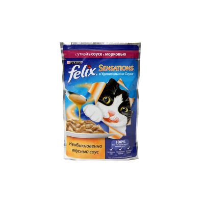 Лот: 10399005. Фото: 1. Корм Felix Sensations Треска/томаты... Корма