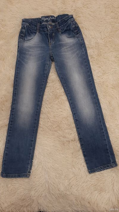 Лот: 18108242. Фото: 1. Джинсы "Ligas jeans", рост 134. Брюки, шорты, джинсы