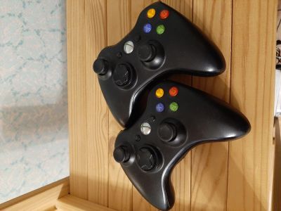 Лот: 14949755. Фото: 1. Комплект геймпадов x-box, с ресивером... Аксессуары для игровых приставок, консолей, геймпады