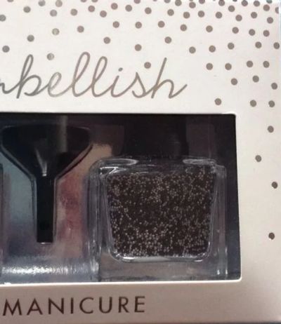 Лот: 3856890. Фото: 1. Лак 3D Manicure Embellish черный... Лак для ногтей