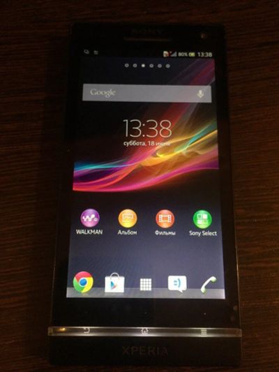 Лот: 11118229. Фото: 1. Sony Xperia S (LT26i) Black. Смартфоны