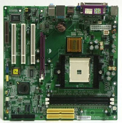 Лот: 3999994. Фото: 1. 1. EPoX EP-8HMMI-A (2 IDE, 2 SATA... Материнские платы