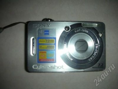 Лот: 432500. Фото: 1. Sony Cyber Shot W 55 (7.2 mpx). Цифровые компактные