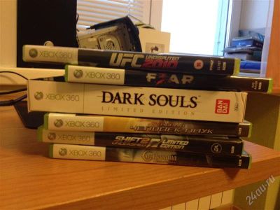 Лот: 2067048. Фото: 1. UFC 10,FEAR 3,DARK SOULS LIMITED... Игры для консолей