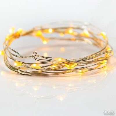 Лот: 18166159. Фото: 1. Гирлянда светодиодная 2 м 20 led... Гирлянды, шарики, новогодние аксессуары