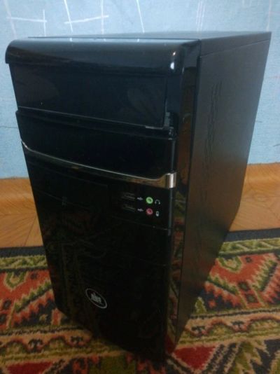 Лот: 12587513. Фото: 1. Небольшой черный корпус Micro-ATX... Корпуса, блоки питания