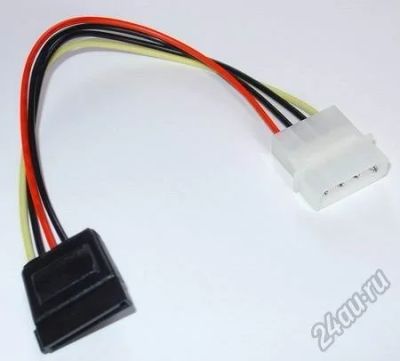 Лот: 5757348. Фото: 1. переходник питания MOLEX (4pin... Шлейфы, кабели, переходники