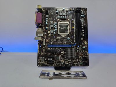 Лот: 25625531. Фото: 1. Мат. плата MSI H61M-P21/LGA1155... Материнские платы