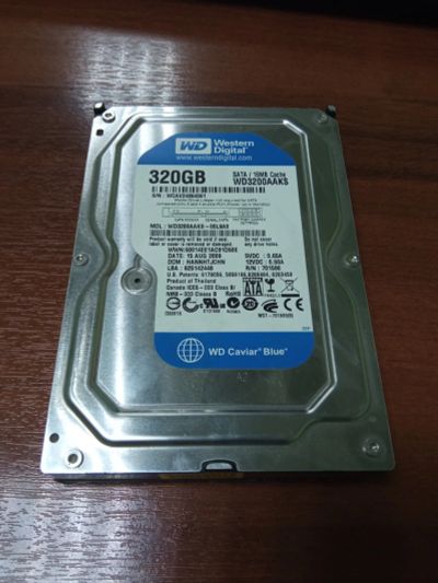 Лот: 19175321. Фото: 1. Винчестер wd 320 gb sata. Жёсткие диски (HDD)