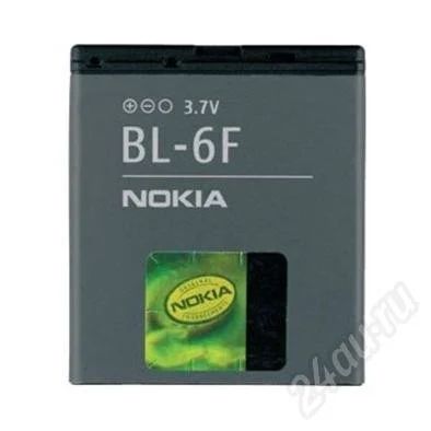 Лот: 172831. Фото: 1. продам аккумулятор nokia BL-6F... Кнопочные мобильные телефоны