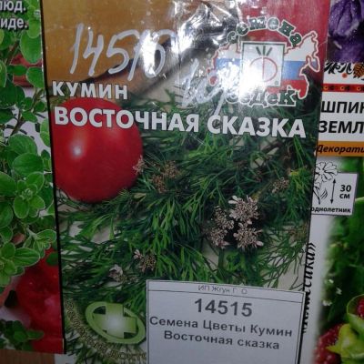 Лот: 9124904. Фото: 1. Семена / Цветы / Кумин / Восточная... Садовые цветы