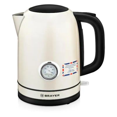 Лот: 24512259. Фото: 1. Электрический чайник Brayer BR1005YE. Чайники, кофемашины, кулеры