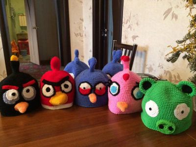 Лот: 7122471. Фото: 1. шапка Angry Birds злые птички. Шарфы, платки