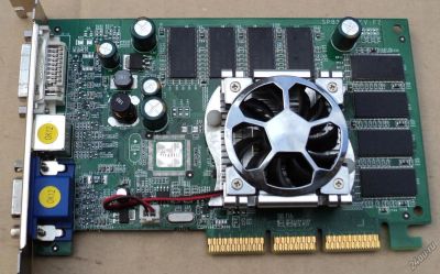 Лот: 4891999. Фото: 1. Видюшка GeForce FX5500 с руБля... Видеокарты