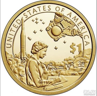 Лот: 16162861. Фото: 1. США 1 доллар 2019 Р Сакагавея... Америка