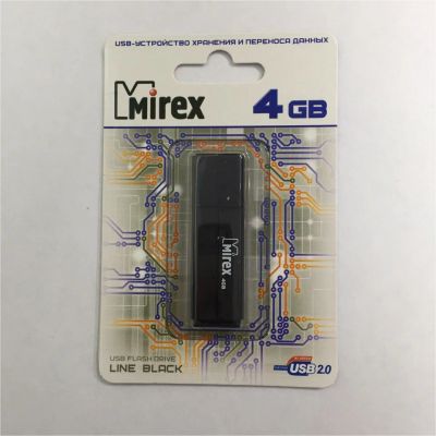 Лот: 10763012. Фото: 1. USB flash карта 4Gb Mirex Line... USB-флеш карты