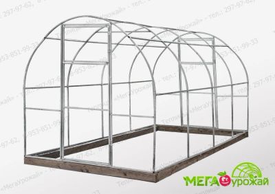 Лот: 9204122. Фото: 1. Теплица "Малютка" 6 м + сотовый... Теплицы