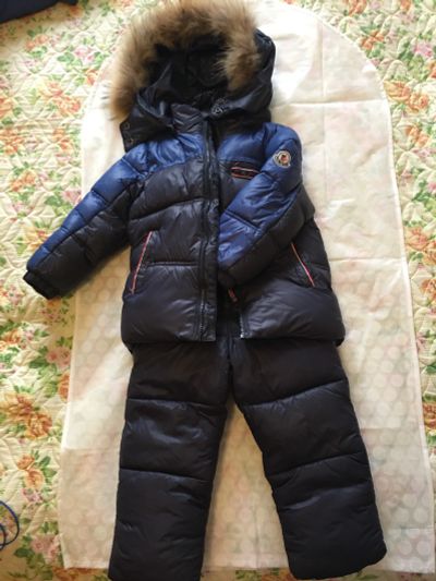 Лот: 12586637. Фото: 1. Костюм зимний Moncler. Куртка... Костюмы, пиджаки, комбинезоны