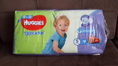 Лот: 15099886. Фото: 1. Памперсы трусики Huggies 5, 48шт. Детская гигиена