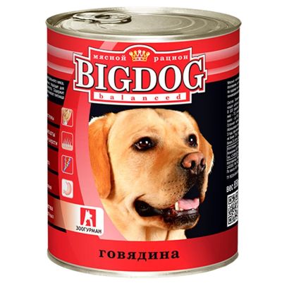 Лот: 16026695. Фото: 1. Корм Зоогурман Big Dog для собак... Корма