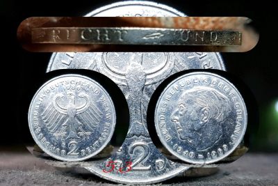 Лот: 12616606. Фото: 1. монета 2 марки. Германия 1986г... Германия и Австрия
