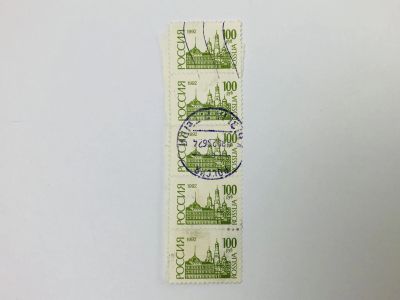 Лот: 23314291. Фото: 1. Стандартный выпуск. 100 руб. Здание... Марки
