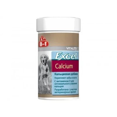 Лот: 16213449. Фото: 1. Витамины 8 in 1 Excel Calcium... Косметика для животных