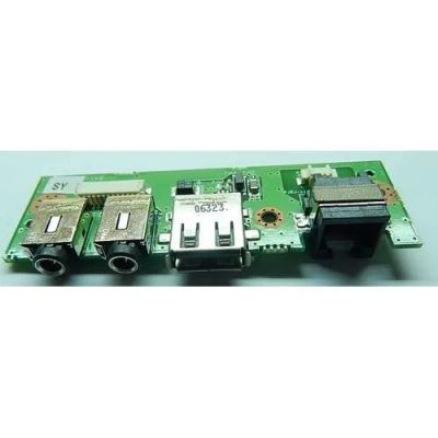 Лот: 9915842. Фото: 1. USB плата расширения с аудио разъемами... Платы расширения, контроллеры, доп. порты