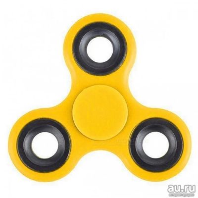 Лот: 9944359. Фото: 1. Спиннер Hand Spinner HS01, желтый... Развивающие