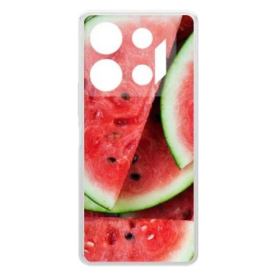 Лот: 25540064. Фото: 1. Чехол Krutoff Clear Case "Арбуз... Чехлы, бамперы