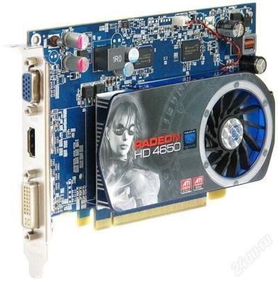 Лот: 151662. Фото: 1. Radeon HD4650, DDR -III на гарантии... Видеокарты