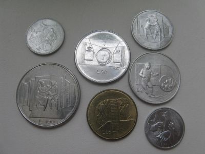 Лот: 7323471. Фото: 1. Сан-Марино. Набор из 7 монет 1976... Европа